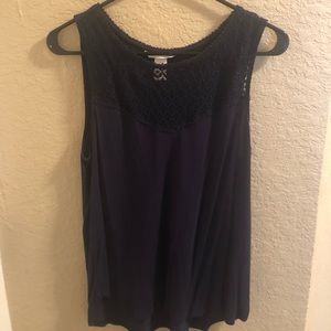 H&M Navy Blue Top